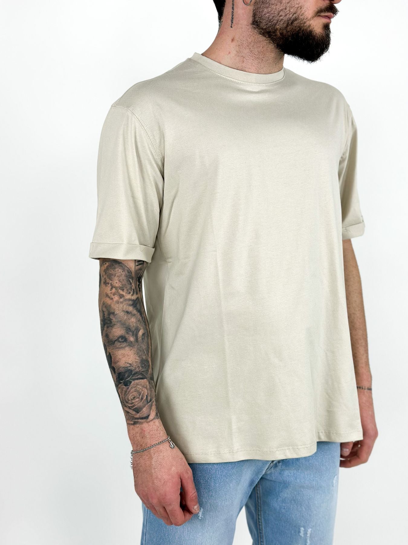 T-shirt basic semi over - Estilo De Vida