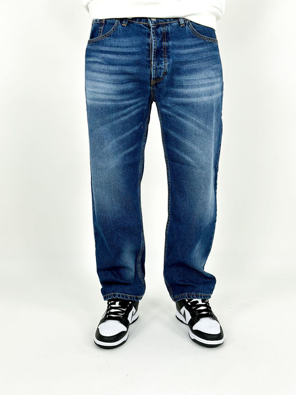 Jeans Baggy basic, lavaggio scuro - Estilo De Vida