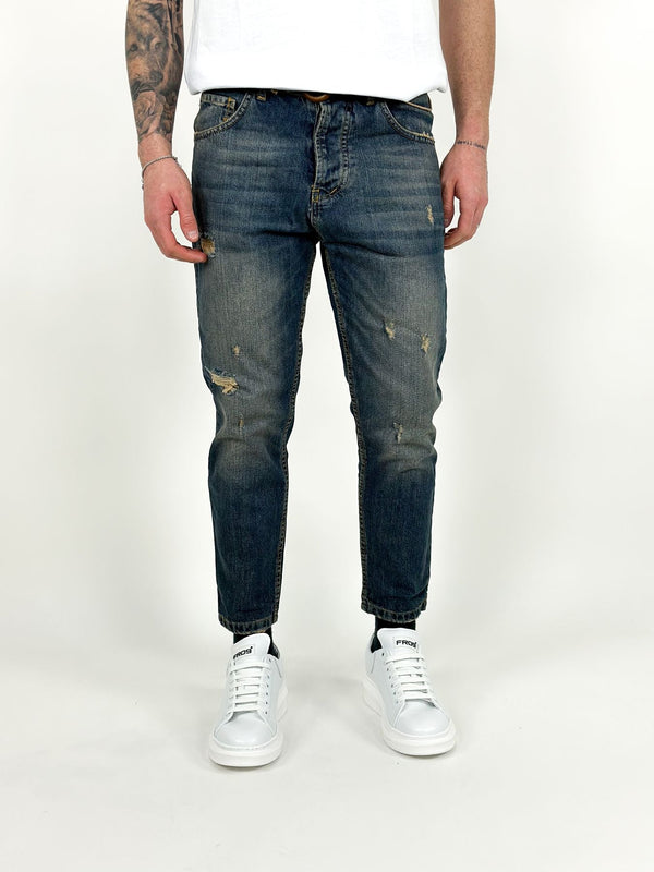 Jeans Over-D lavaggio sabbiato - Over-D