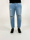 Jeans  Santa Cruz modello capri con rotture - Estilo De Vida