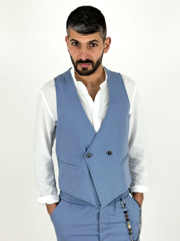 Gilet Over-D doppiopetto